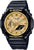 Casio G-Shock herrklocka med svart boett, guldfärgad urtavla och gummiband