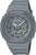 Casio G-Shock herrklocka med grått plastarmband, analog visning och digital display