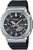 Casio G-Shock herrklocka: stålboett, svart urtavla och svart silikonband