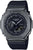G-Shock Casio herrklocka med svart urtavla, mörkgrått hölje och gummiarmband
