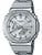 Casio G-Shock herrklocka med silverfärgat metallarmband och analog-digital display