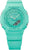 Casio G-Shock damklocka med turkos plastarmband och rund urtavla