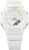 "G-Shock damklocka med vitt gummiarmband, rund urtavla"