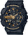 Casio G-Shock damklocka med mörkblå urtavla och gulddetaljer