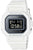 Casio G-Shock damklocka med digital display, vit boett och armband