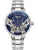 Ingersoll Tennessee Herren-Automatik-Uhr mit blauem Skelett-Zifferblatt und Stahlband
