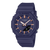 Dunkelblaue G‑SHOCK Ana‑Digi Damenuhr mit Kunststoffband und Analog‑Digital‑Anzeige