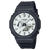 G-SHOCK Herrenuhr mit schwarzem Gehäuse und weißem Zifferblatt, WR 20BAR, Carbon-Look