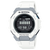 Herrenuhr mit G-Shock-Lünette, weiß-grauem Gehäuse und schwarzem Digitaldisplay