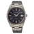 Herrklocka med mörkblå urtavla och metallarmband (titan)