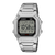 Casio W-800HD-1AVEF Herren-Armbanduhr, silbernes Edelstahlband, digitales Display