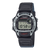 Casio Digitaluhr mit LCD-Display und dunkelblauem Armband, Taste „LIGHT“