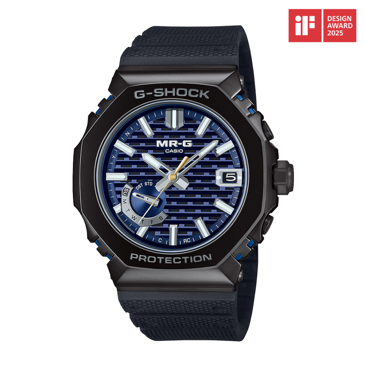 Casio MR-G MRG-B2100R-2ADR Herrenuhr • Tough Solar mit Bluetooth • Saphirglas
