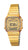 Casio damklocka, guldfärgat metallarmband, digital LCD-display med alarm och stoppursfunktion