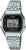 Casio digitalklocka med silverfärgat metallarmband, åttakantig boett och digital display