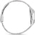 Casio digitalklocka med silverfärgat metallarmband, sidovy med funktionsknappar