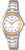 "Damklocka med analog urtavla och silverfärgat-guld färgat metallarmband, Casio"