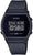 Casio damklocka med digital display och mörkt plastarmband