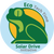 Solar Drive Initiative-logotyp med Eco Tech Time, rund emblem