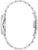 Damklocka i sidovy med armband och boett i rostfritt stål med krona.