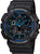 Casio G-Shock herrarmbandsur med svart boett och blå urtavla