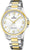Festina Solar-herrur bicolor silver/guld, vit urtavla, index, metallänk
