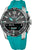 Festina Connected herrur: svart urtavla, titanring, turkosfärgat silikonarmband.