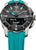 Festina Connected herrur med svart urtavla, självlysande index och turkos armband.