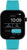 Smartklocka med blått silikonarmband, rund skärm och digital tid 10:09.