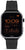 Unisex smartklocka med svart silikonarmband, OPS!-display 10:09
