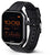 Unisex smartklocka med svart armband, sidoknappar, OPS!-display