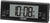 Digital väckarklocka med svart hölje, belyst display 10:18 AM och SEIKO-logotyp