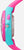 Barnklocka med rosa silikonarmband och turkost hölje, sidoknapp