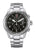 Citizen Zenshin Herren-Armbanduhr mit Metallarmband, schwarzem Zifferblatt und Chronographenfunktion