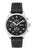 BOSS Chronograph-Uhr mit schwarzem Zifferblatt, Edelstahlgehäuse und schwarzem Lederband