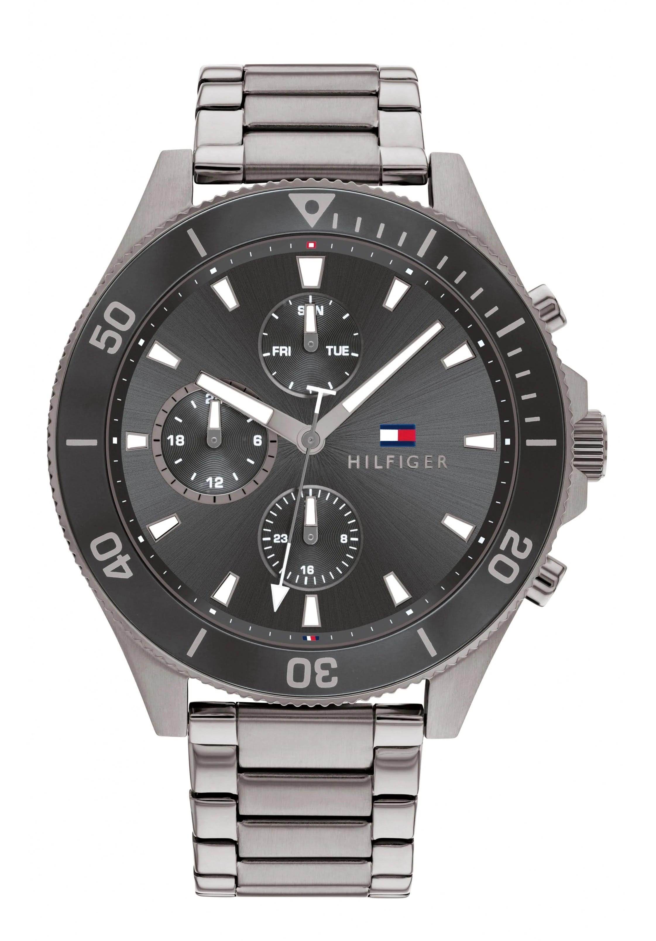Tommy Hilfiger Larson Herren Armbanduhr Anthrazit • Quarzwerk • Klassisches Design
