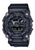 Casio G-Shock Armbanduhr, transparentes Skeleton-Gehäuse, schwarzes Display, schwarzes Band