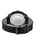 Herren-Chronograph BOSS Grandmaster mit schwarzem Lederarmband und Gehäuse-Rückseite
