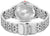 Herrklocka med silverfärgat metallarmband och graverat boettlock