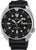 Seiko Prospex herrarmbandsur med svart urtavla, dykarring och svart gummiarmband