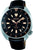 Seiko Prospex herrur med svart urtavla, automatisk display och svart läderarmband