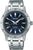 Seiko Presage herrarmbandsur med blå urtavla och metallarmband