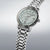 Seiko Presage herrklocka, silverfärgat armband i rostfritt stål med krona och ljus urtavla
