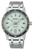 Seiko Presage herrklocka med armband i rostfritt stål, svart infattning och ljus urtavla