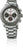 Seiko herrklocka med silverfärgat armband i rostfritt stål, vit urtavla, tachymeter-ring