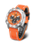Vostok Europe herrklocka: orange urtavla, orange armband med svart undersida, 20 ATM