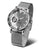 Vostok Europe Undine damklocka med silverfärgat metallarmband och rund urtavla