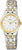 Citizen Eco-Drive Damenuhr, Solar, zweifarbiges Metallband, weißes Zifferblatt
