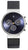 Jacob Jensen Chronographenarmbanduhr mit blauem Zifferblatt und schwarzem Band
