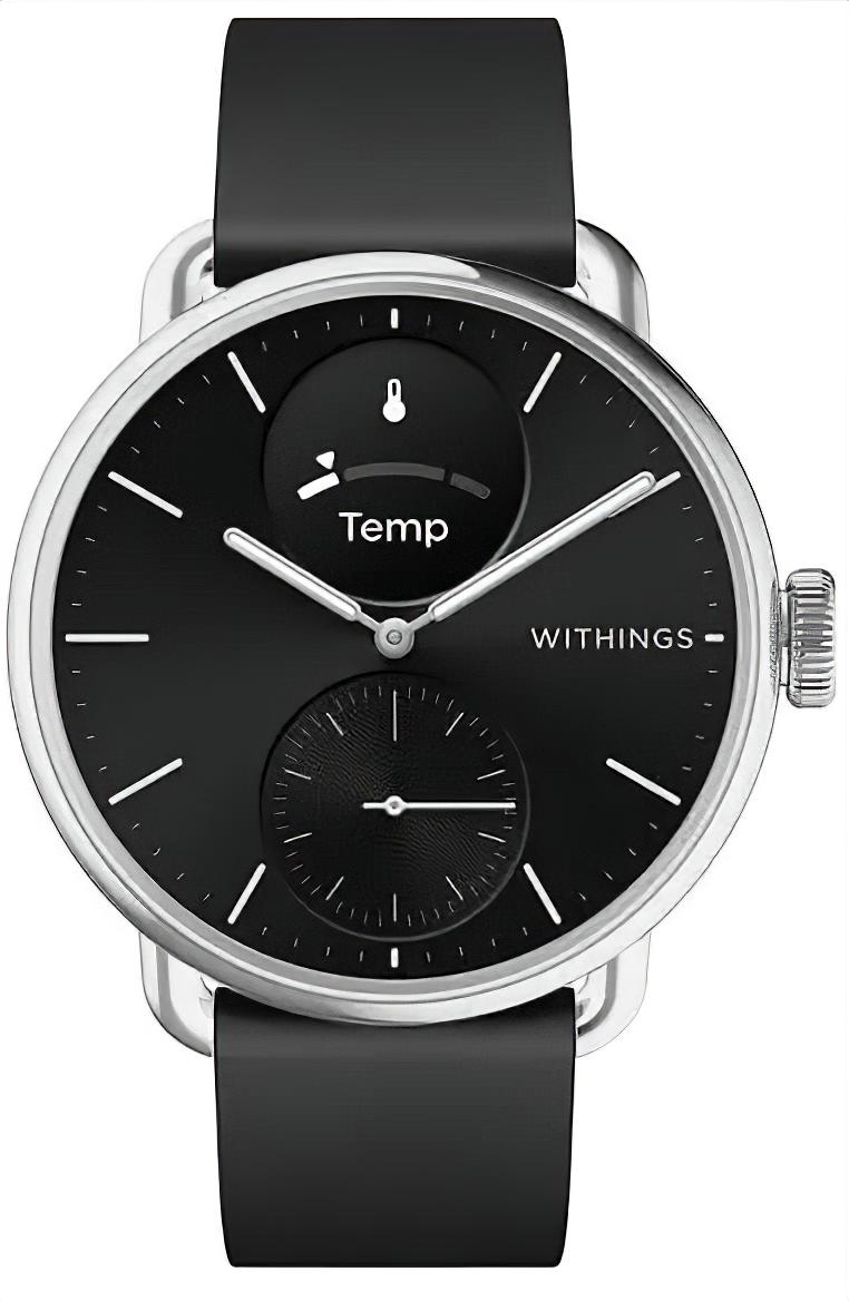 Zegarek unisex Withings ScanWatch 2 HWA10-MODEL 1-ALL-INT • EKG z certyfikatem klinicznym • 35 dni pracy na baterii